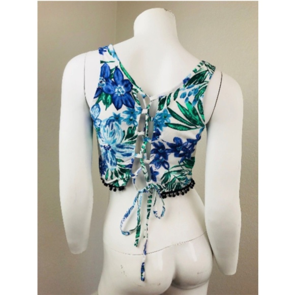 San Lorenzo Small Coverup Bikini Halter TopCropped - Picture 3 of 6